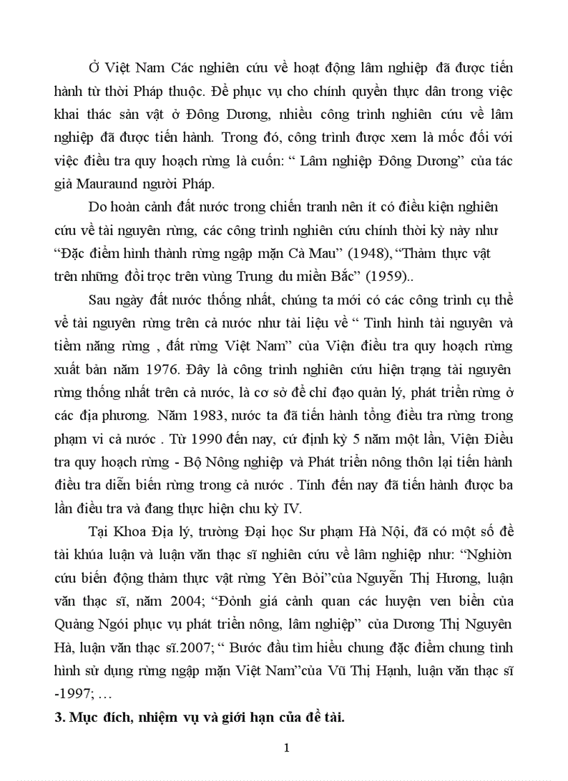 image for page Đánh giá cảnh quan các huyện ven biển của Quảng Ngãi phục vụ phát triển nông lâm nghiệp