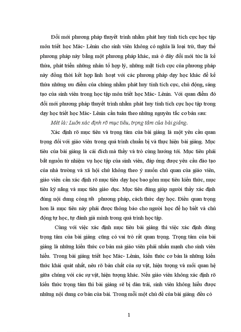 image for page Đổi mới phương pháp thuyết trình trong dạy học môn chính trị phần triết học Mác Lênin ở trường Cao đẳng nghề giao thông vận tải trung ương II Hải Phòng