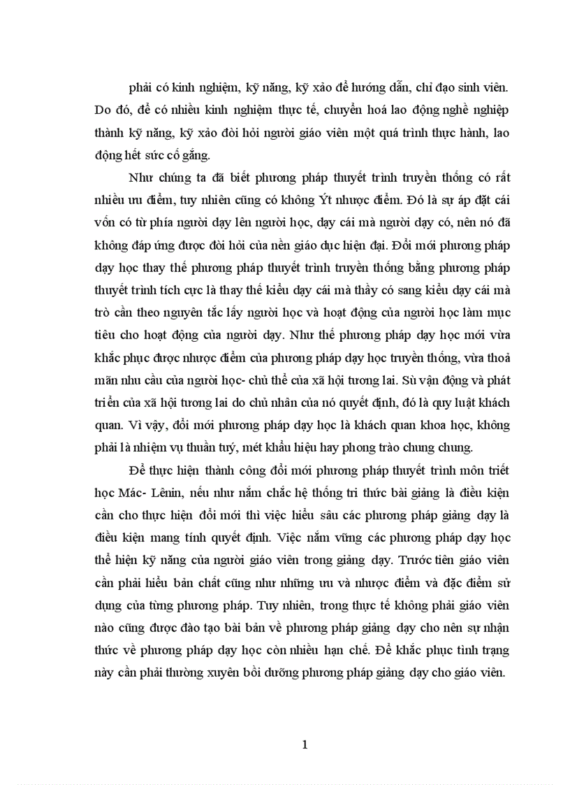 image for page Đổi mới phương pháp thuyết trình trong dạy học môn chính trị phần triết học Mác Lênin ở trường Cao đẳng nghề giao thông vận tải trung ương II Hải Phòng