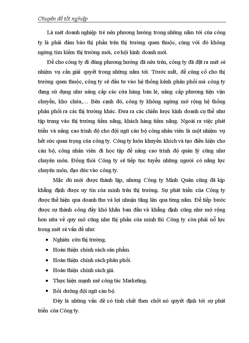 image for page Giải pháp Marketing thúc đẩy hoạt động kinh doanh của Công ty công nghệ phẩm Minh Quân 1