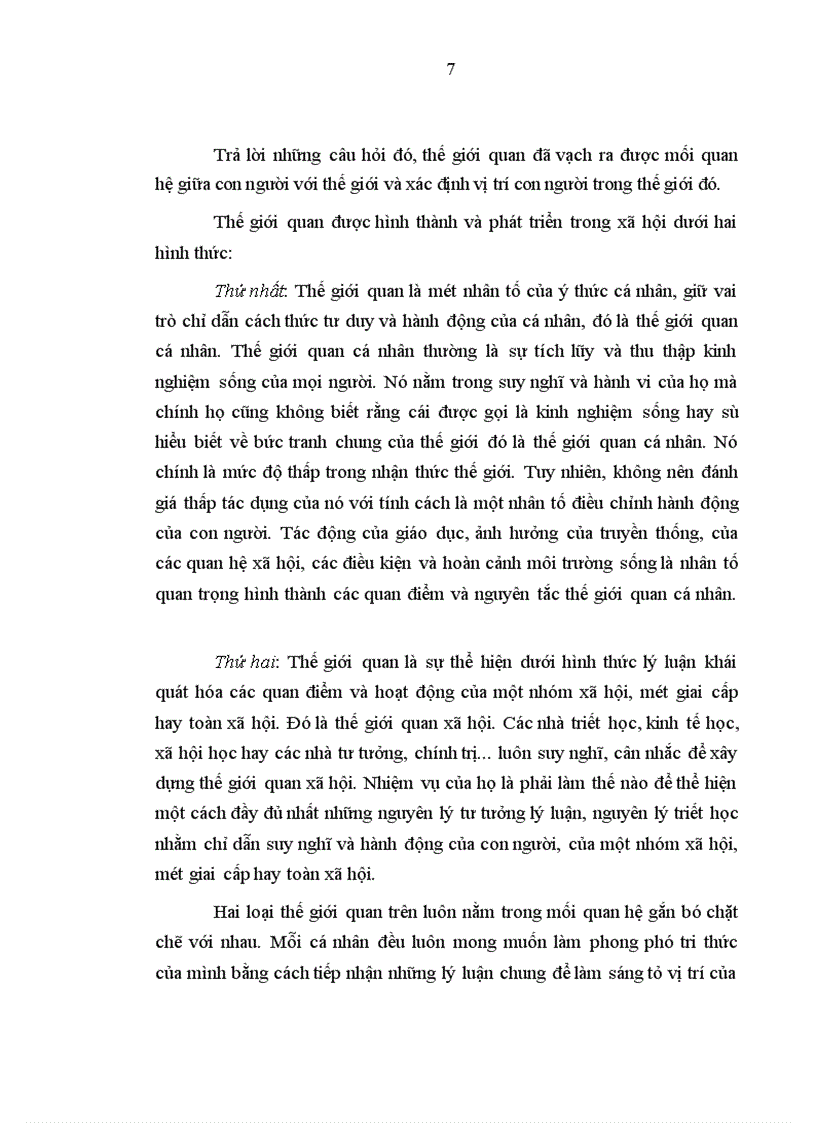 image for page Vấn đề bồi dưỡng thế giới quan duy vật biện chứng cho học viên trường chính trị Hà Nam hiện nay 1