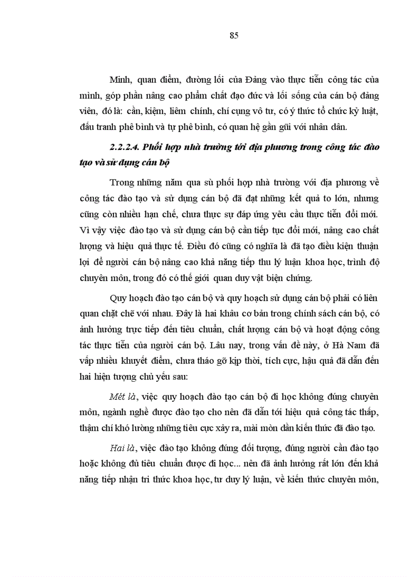 image for page Vấn đề bồi dưỡng thế giới quan duy vật biện chứng cho học viên trường chính trị Hà Nam hiện nay 1