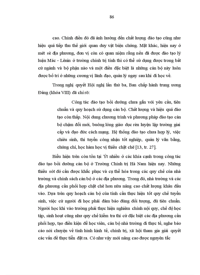 image for page Vấn đề bồi dưỡng thế giới quan duy vật biện chứng cho học viên trường chính trị Hà Nam hiện nay 1