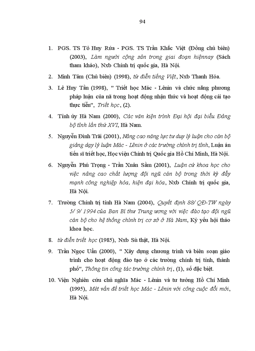 image for page Vấn đề bồi dưỡng thế giới quan duy vật biện chứng cho học viên trường chính trị Hà Nam hiện nay 1