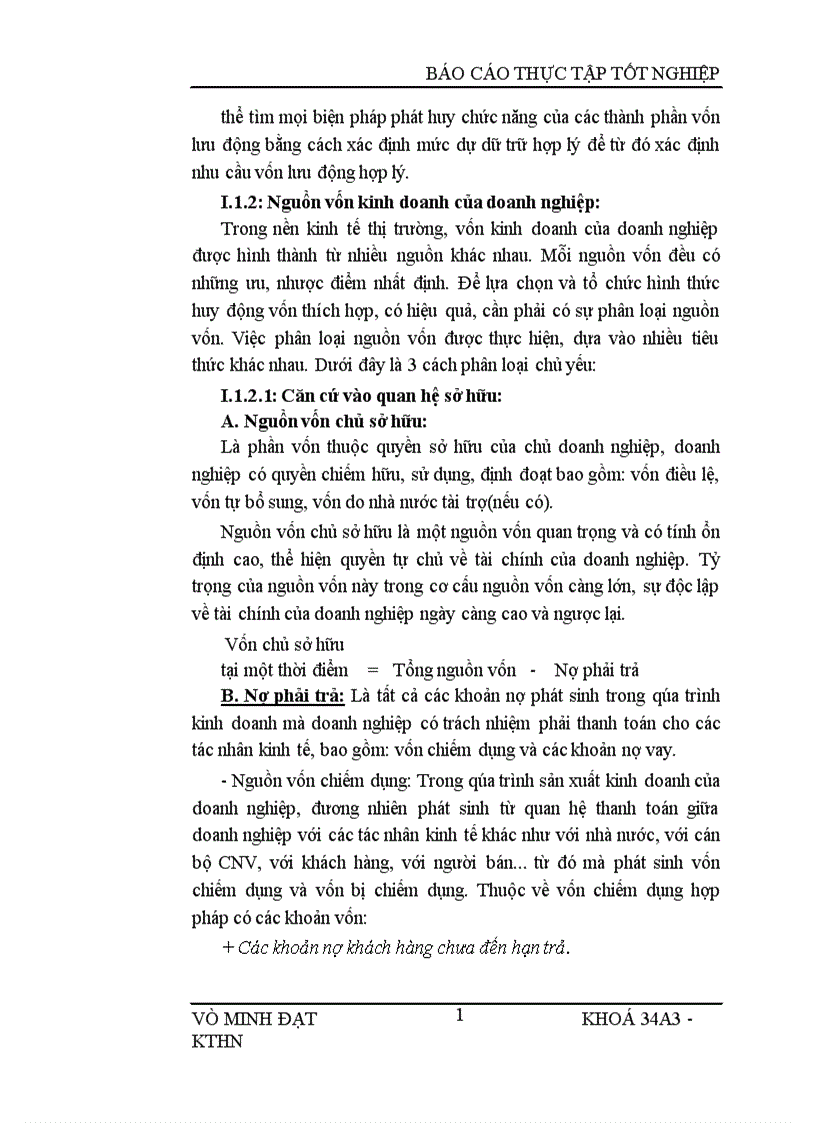 image for page Vốn kinh doanh và những biện pháp nâng cao hiệu quả sử dụng vốn kinh doanh 1
