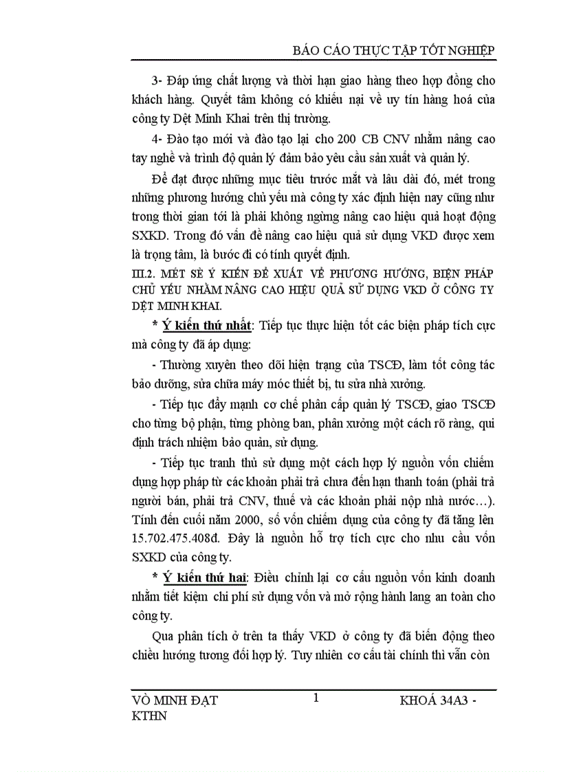 image for page Vốn kinh doanh và những biện pháp nâng cao hiệu quả sử dụng vốn kinh doanh 1