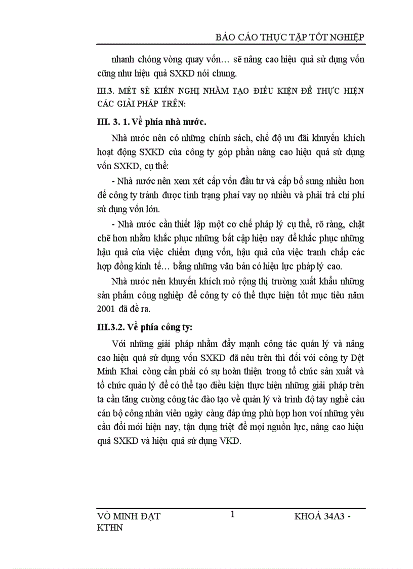 image for page Vốn kinh doanh và những biện pháp nâng cao hiệu quả sử dụng vốn kinh doanh 1