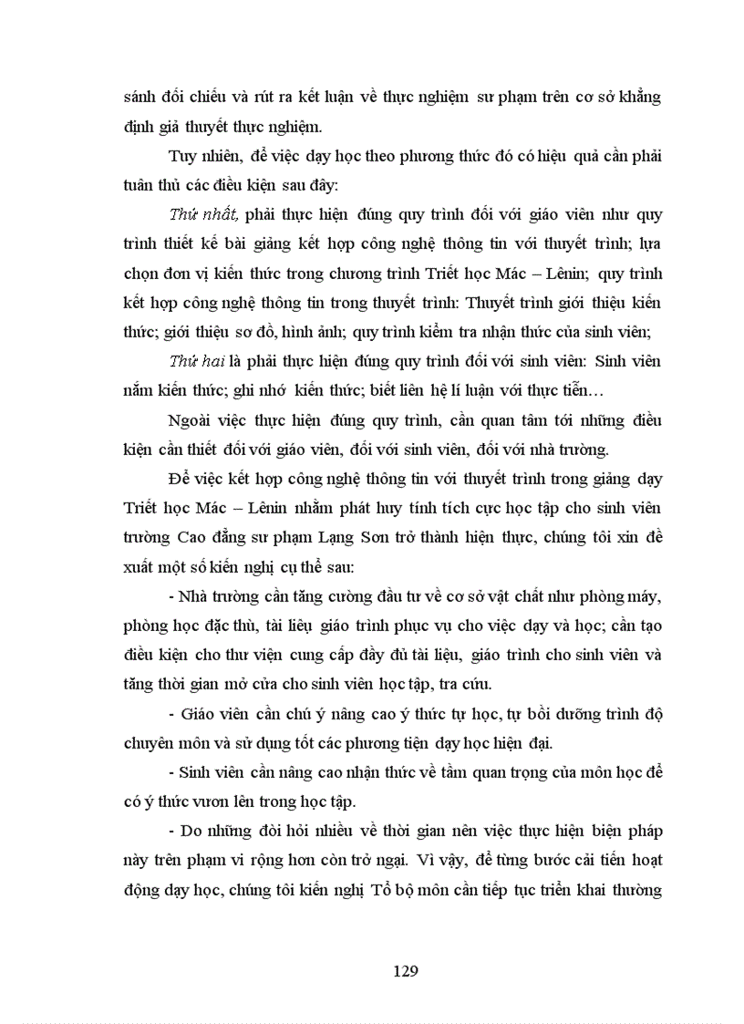 image for page Sử dụng công nghệ thông tin trong thuyết trình bài giảng triết học nhằm phát huy tính tích cực học tập cho sinh viên trường Cao đẳng sư phạm Lạng Sơn