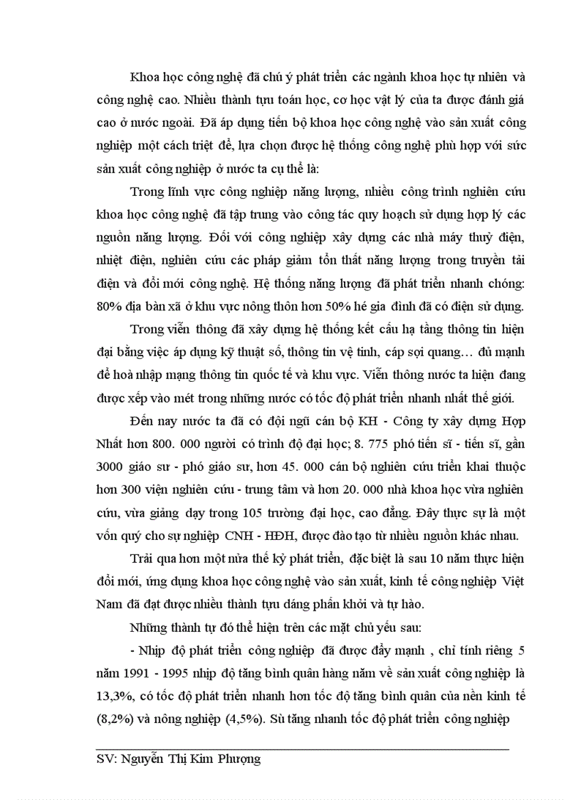 image for page Vai trò của khoa học công nghệ đối với sự phát triển công nghiệpViệt Nam