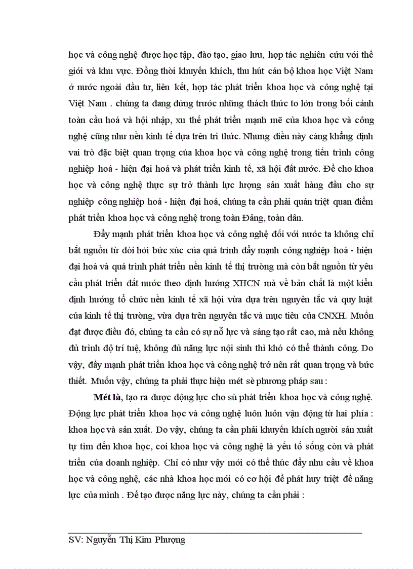 image for page Vai trò của khoa học công nghệ đối với sự phát triển công nghiệpViệt Nam