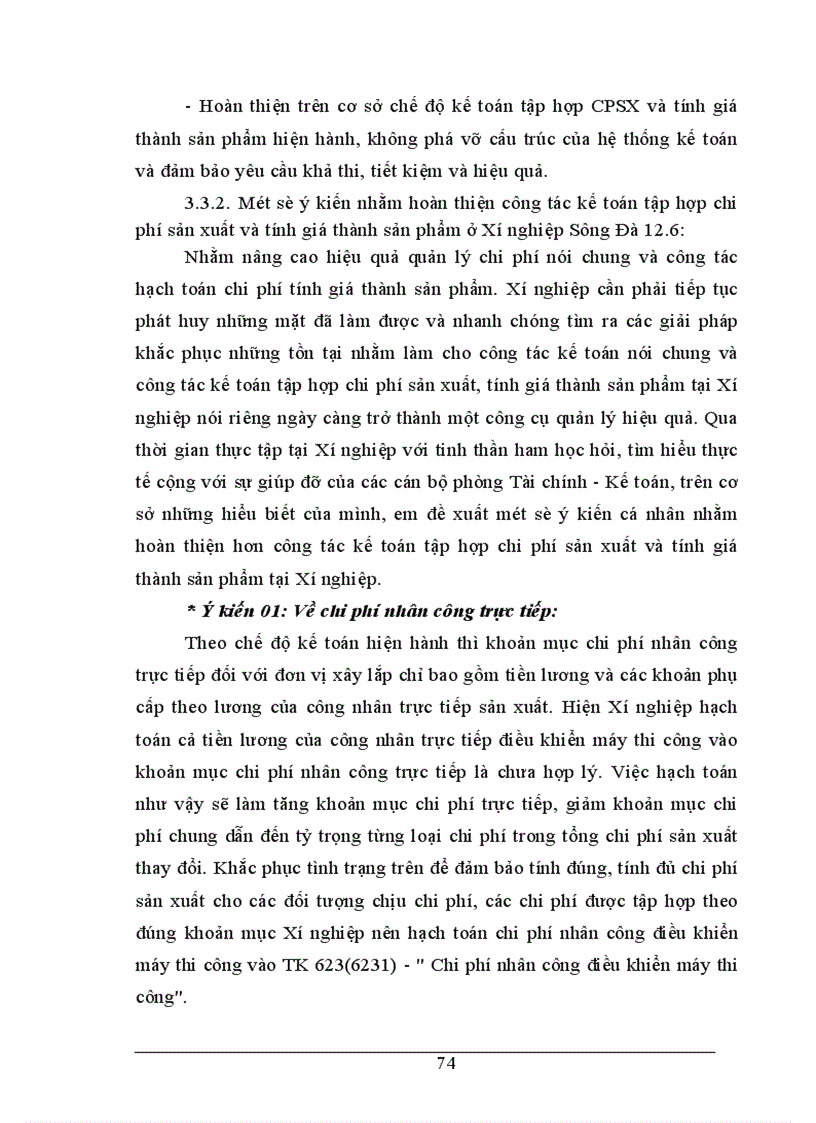 image for page Tổ chức công tác kế toán tập hợp chi phí và tính giá thành sản phẩm tại Xí nghiệp Sông Đà 12 6 1