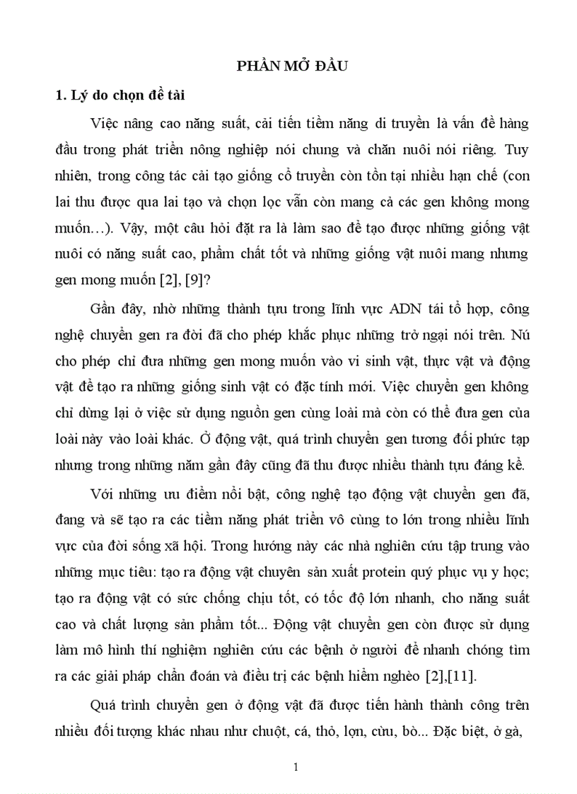 image for page Thử nghiệm chuyển gen GFP trên gà Gallus gallus domesticus sử dụng vector pT2 BH CVpf SB11 bằng phương pháp chuyển gen qua tinh trùng và vi tiêm vào phôi gà 0 giờ ấp 1