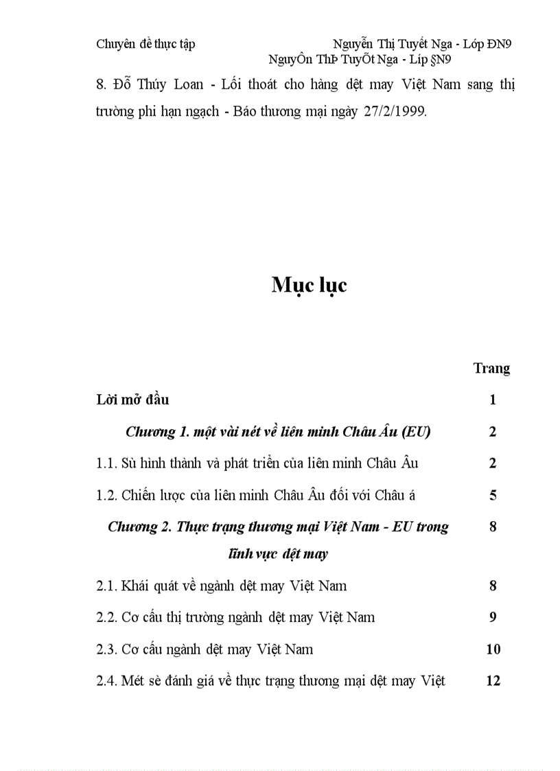 image for page Phân tích hợp tác thương mại Việt Nam Liên minh Châu Âu