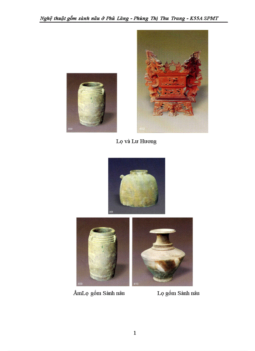 image for page Nghệ thuật gốm sành nâu ở Phủ Lãng