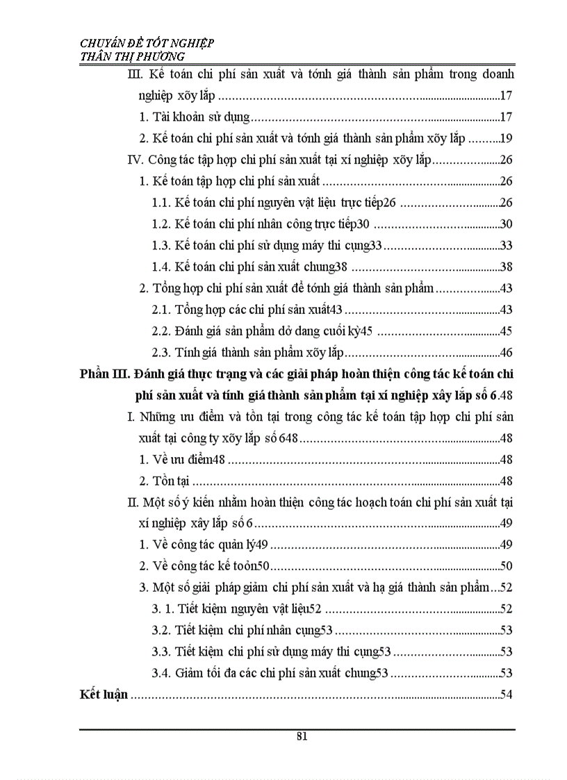 image for page Hoàn thiện kế toán tập hợp chi phí sản xuất và tính giá thành sản phẩm xây lắp 1