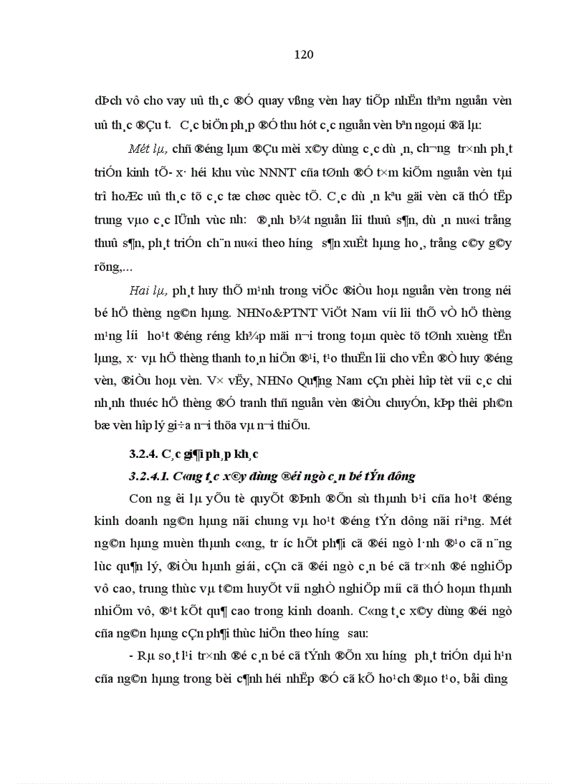 image for page Giải pháp nâng cao hiệu quả hoạt động tín dụng Ngân hàng Nông nghiệp và Phát triển Nông thôn Quảng Nam đối với lĩnh vực nông nghiệp nông thôn