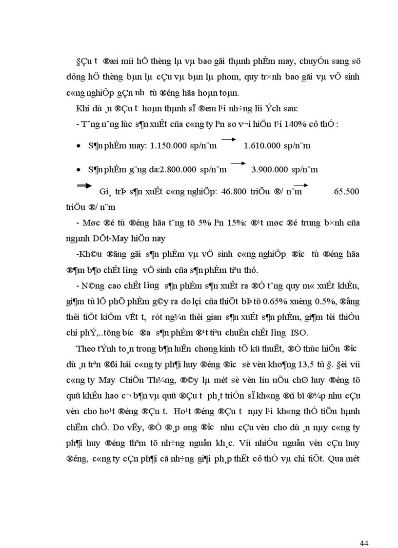 image for page Các giải pháp huy động vốn đổi mới máy móc thiết bị công nghệ nhằm nâng cao chất lượng sản xuất sản phẩm tăng khả năng cạnh tranh của sản phẩm may tại công ty May Chiến Thắng 1