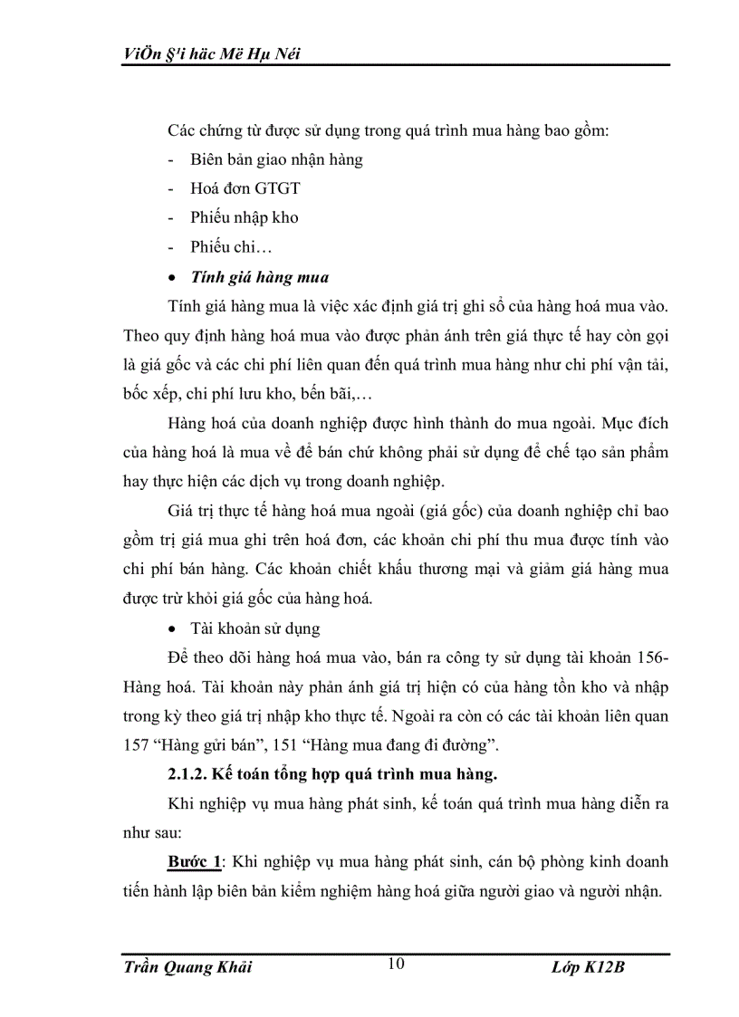 image for page Kế toán lưu chuyển hàng hoá và xác định kết quả tiêu thụ 1