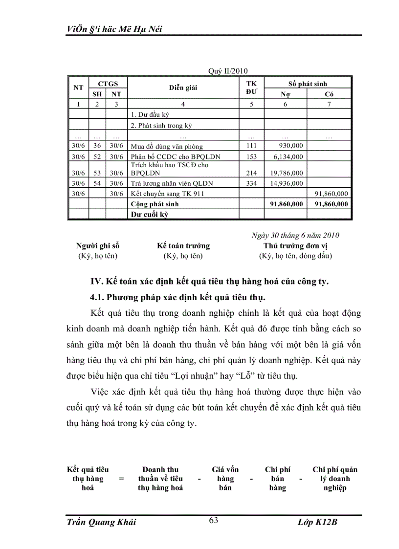 image for page Kế toán lưu chuyển hàng hoá và xác định kết quả tiêu thụ 1