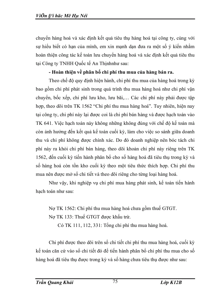 image for page Kế toán lưu chuyển hàng hoá và xác định kết quả tiêu thụ 1