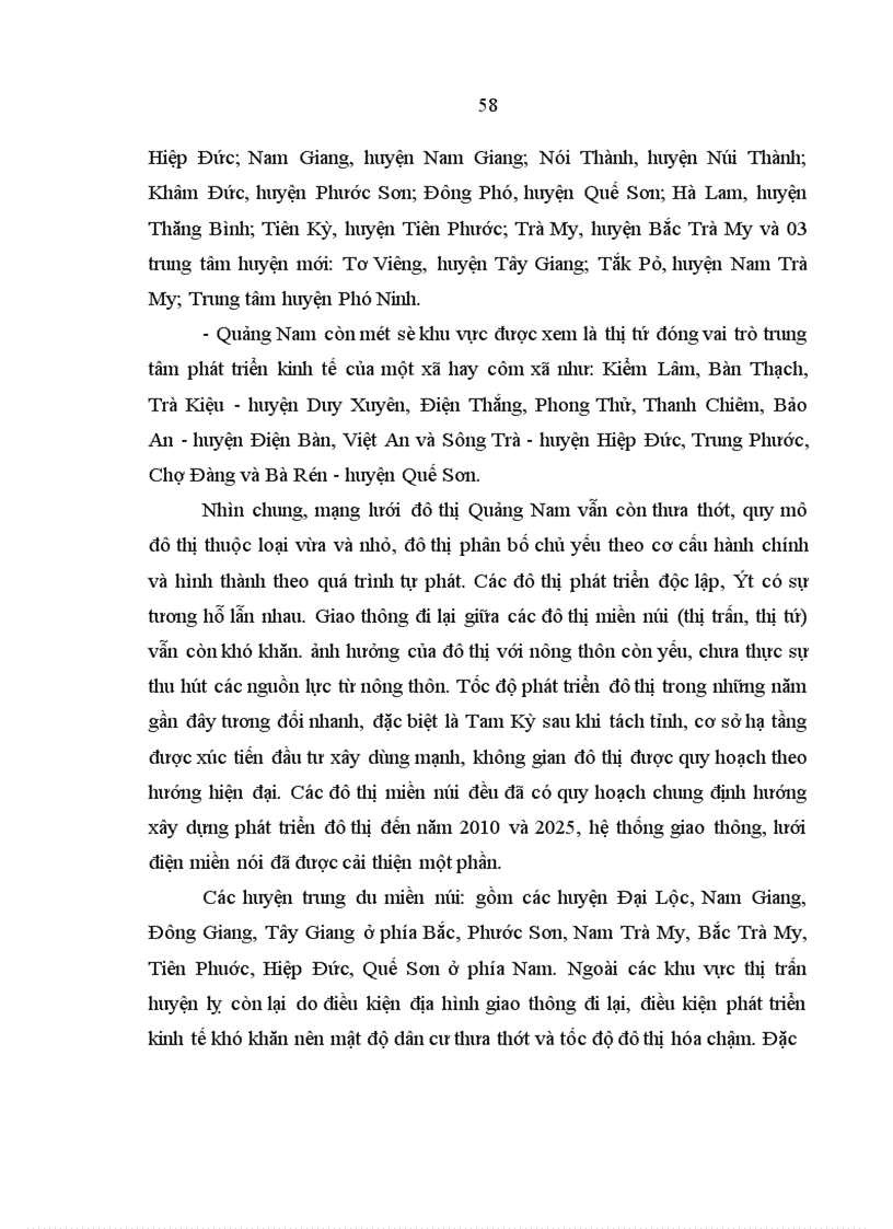 image for page Mối quan hệ giữa phát triển công nghiệp với hình thành đô thị mới ở Quảng Nam