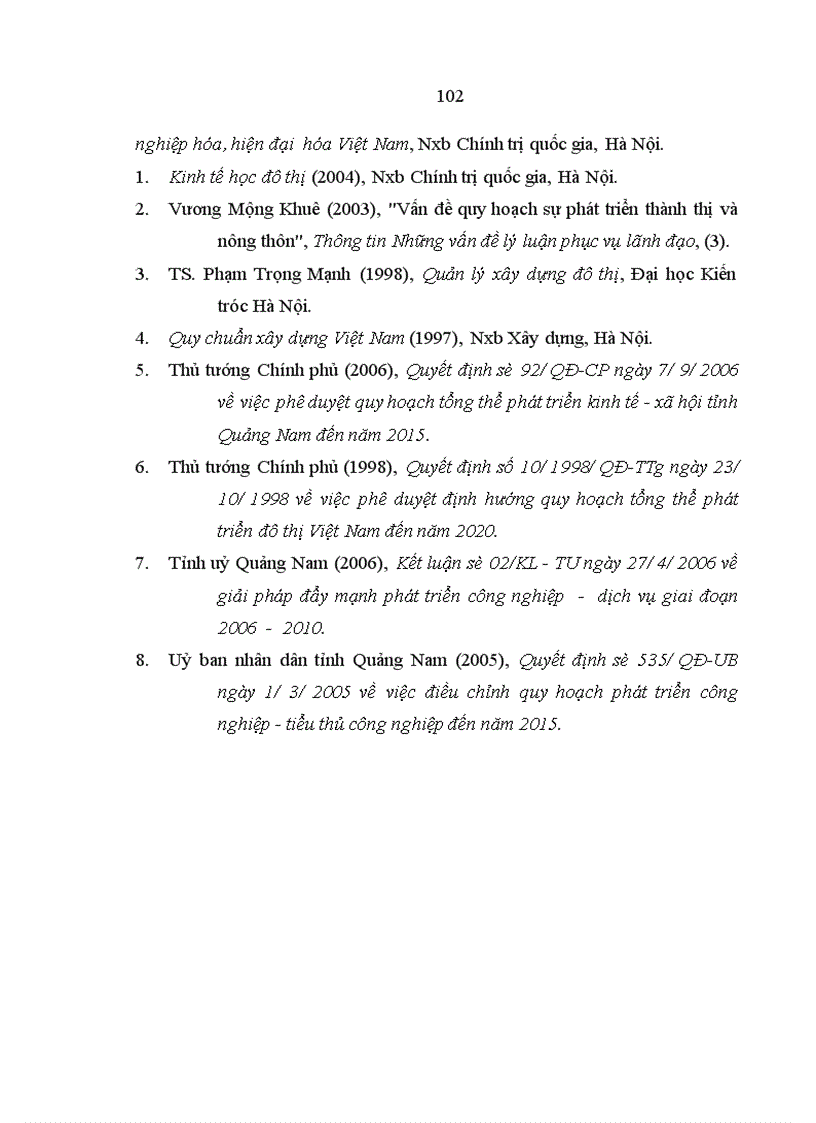 image for page Mối quan hệ giữa phát triển công nghiệp với hình thành đô thị mới ở Quảng Nam