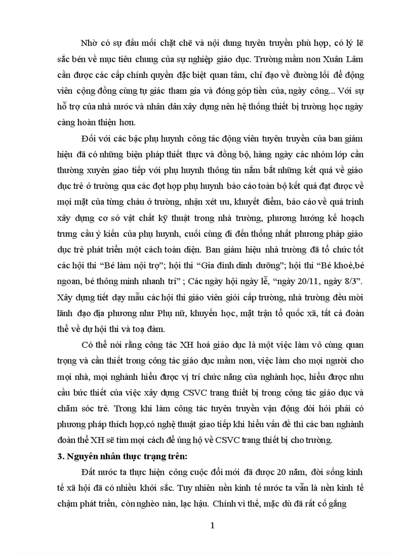 image for page Thực trạng quản lý cơ sở vật chất trang thiết bị giáo dục trẻ trong trường mầm non Xuân Lâm Tĩnh Gia Thanh Hoá 1