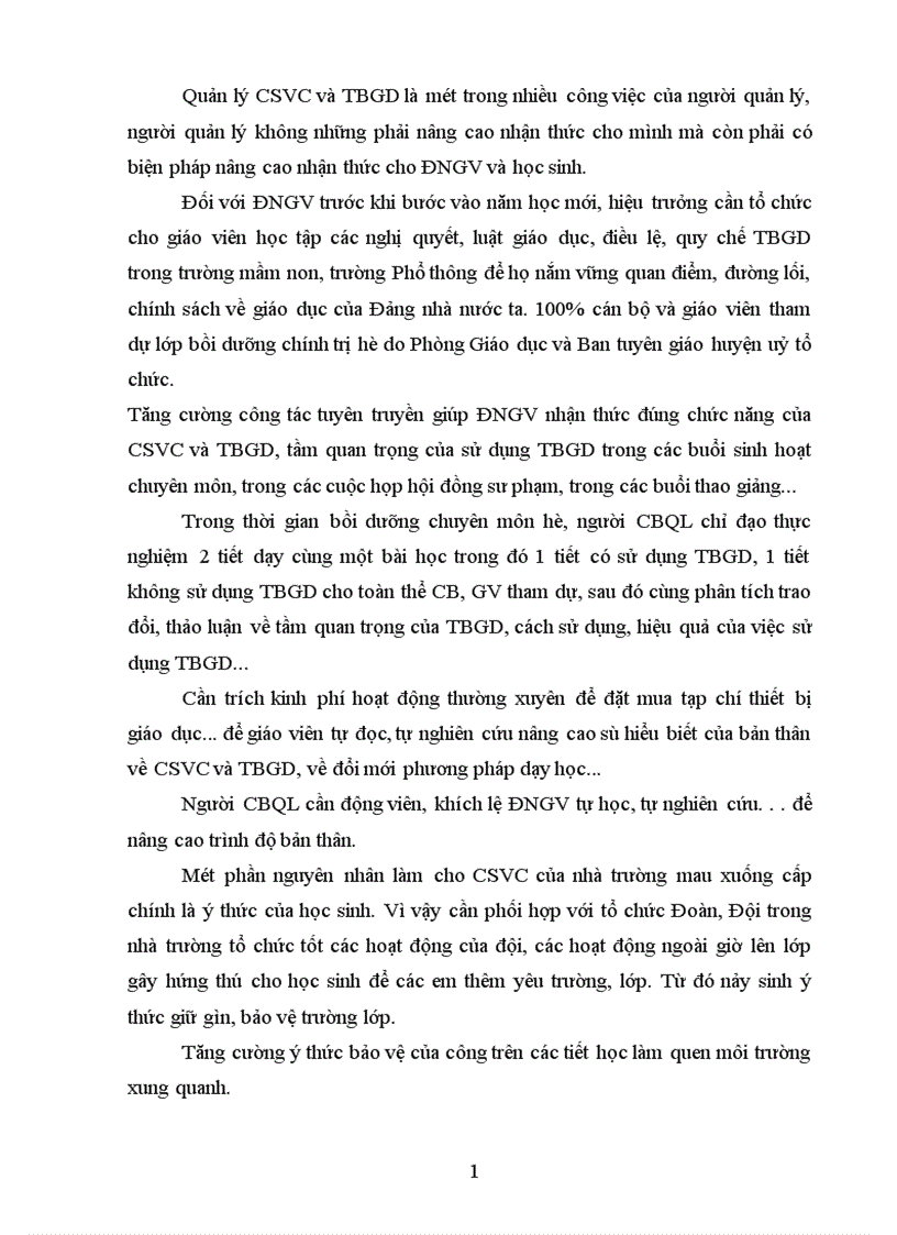 image for page Thực trạng quản lý cơ sở vật chất trang thiết bị giáo dục trẻ trong trường mầm non Xuân Lâm Tĩnh Gia Thanh Hoá 1