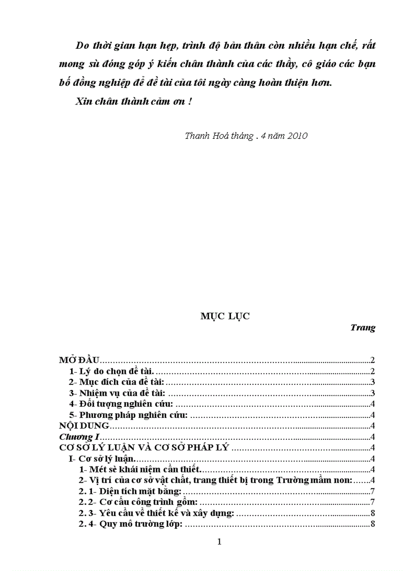 image for page Thực trạng quản lý cơ sở vật chất trang thiết bị giáo dục trẻ trong trường mầm non Xuân Lâm Tĩnh Gia Thanh Hoá 1