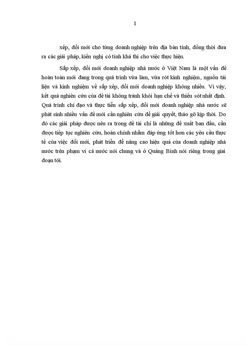 image for page Các giải pháp thúc đẩy quá trình sắp xếp đổi mới doanh nghiệp nhà nước để nâng cao hiệu quả doanh nghiệp nhà nước ở tỉnh Quảng Bình hiện nay