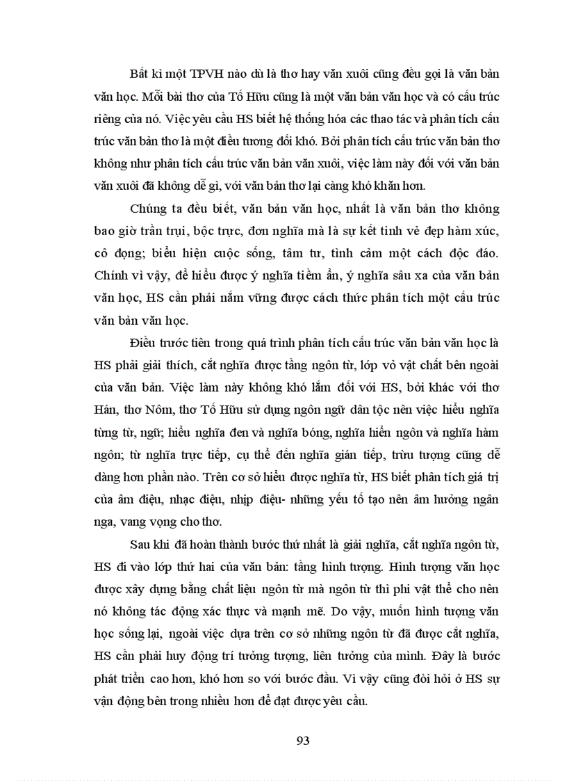 image for page Dạy học thơ Tố Hữu ở nhà trường PTTH theo hướng Tích hợp