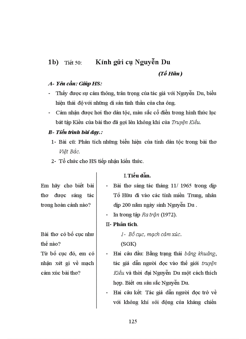 image for page Dạy học thơ Tố Hữu ở nhà trường PTTH theo hướng Tích hợp