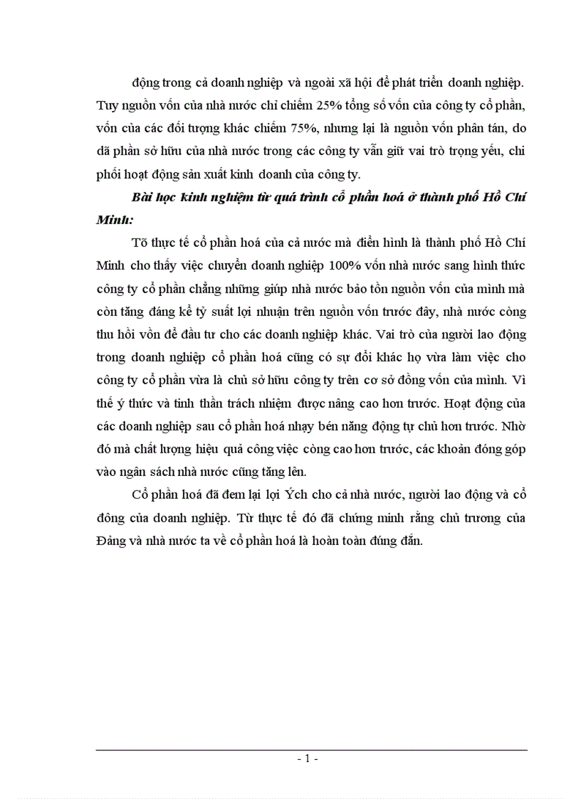 image for page Cổ phần hoá doanh nghiệp nhà nước trên địa bàn Hà Nội