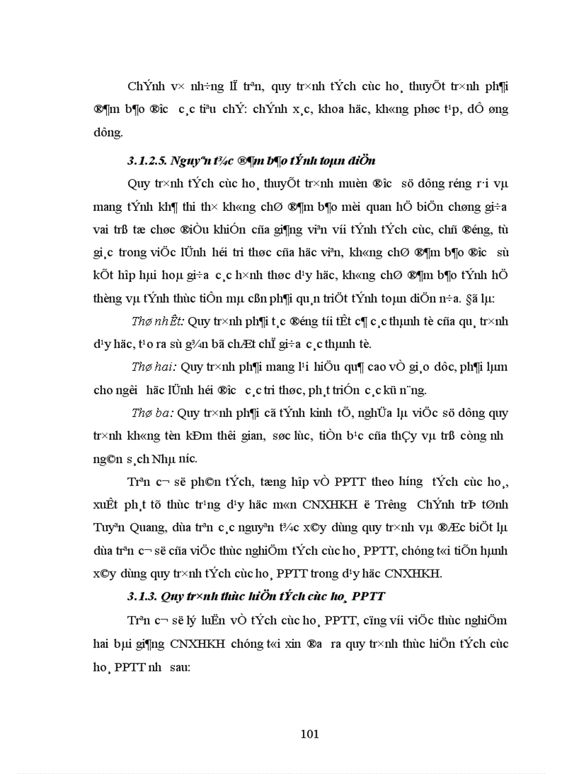 image for page Tích cực hóa phương pháp thuyết trình trong dạy học môn Chủ nghĩa xã hội khoa học ở Trường Chính trị tỉnh Tuyên Quang