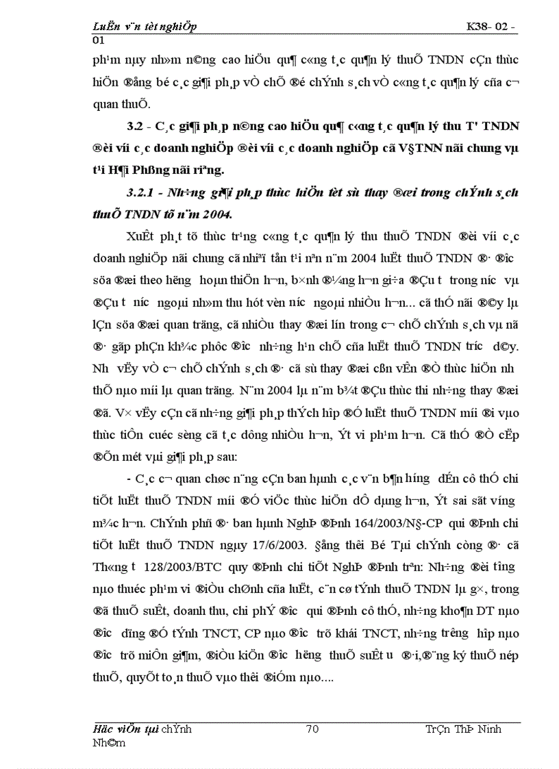 image for page Thực trạng công tác quản lý thu thuế thu nhập doanh nghiệp đối với các doanh nghiệp có vốn đầu tư nước ngoài tại thành phố Hải Phòng