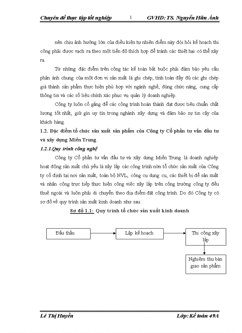 image for page Hoàn thiện Kế toán chi phí sản xuất và tính giá thành sản phẩm tại Công ty Cổ phần tư vấn đầu tư và xây dựng Miền Trung 1