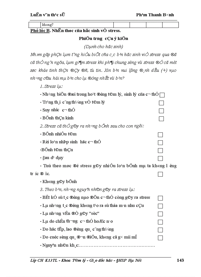 image for page Biểu hiện stress trong học tập của học sinh trung học phổ thông 1