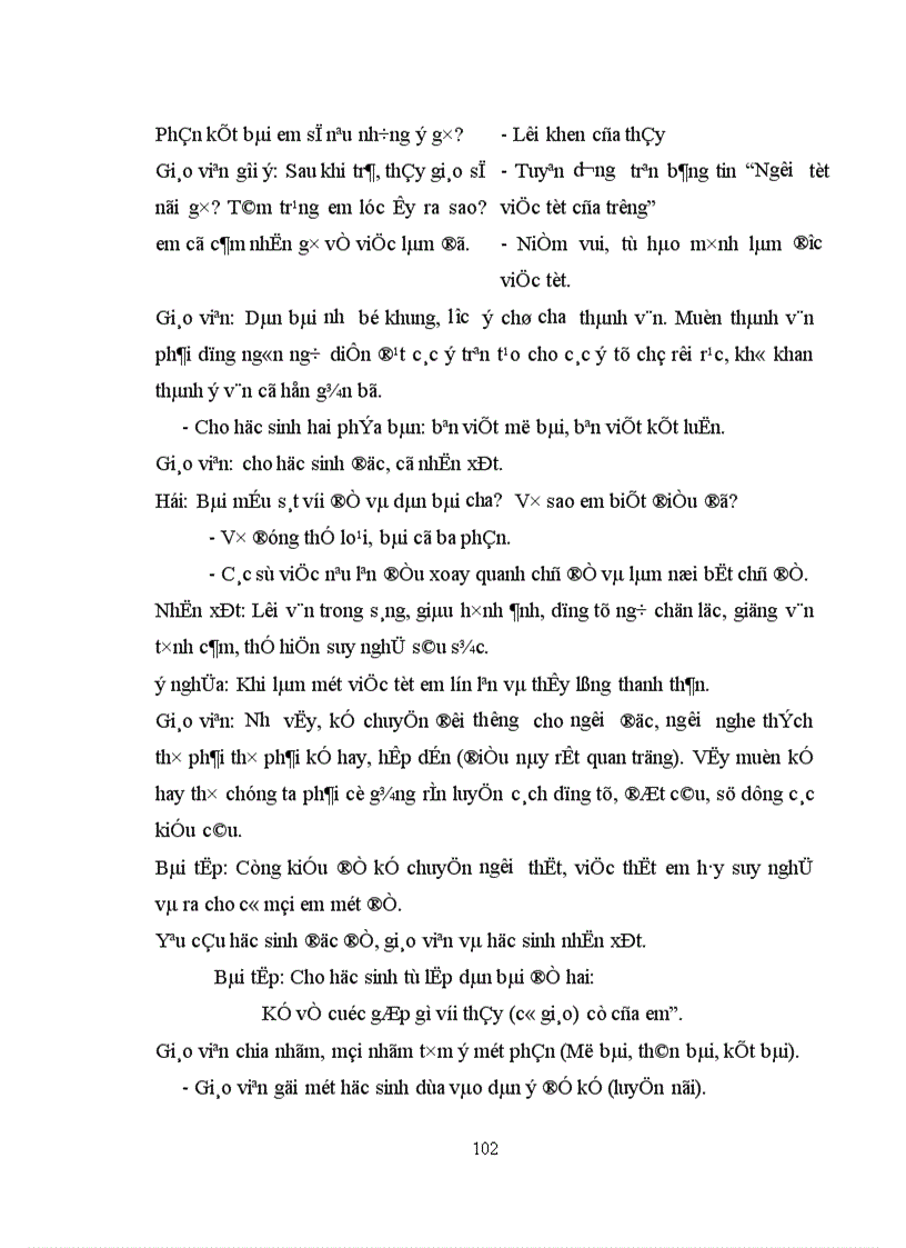 image for page Rèn luyện kỹ năng viết đoạn văn tự sự trong quá trình dạy văn bản tự sự cho học sinh lớp 6 Trung học sơ sở