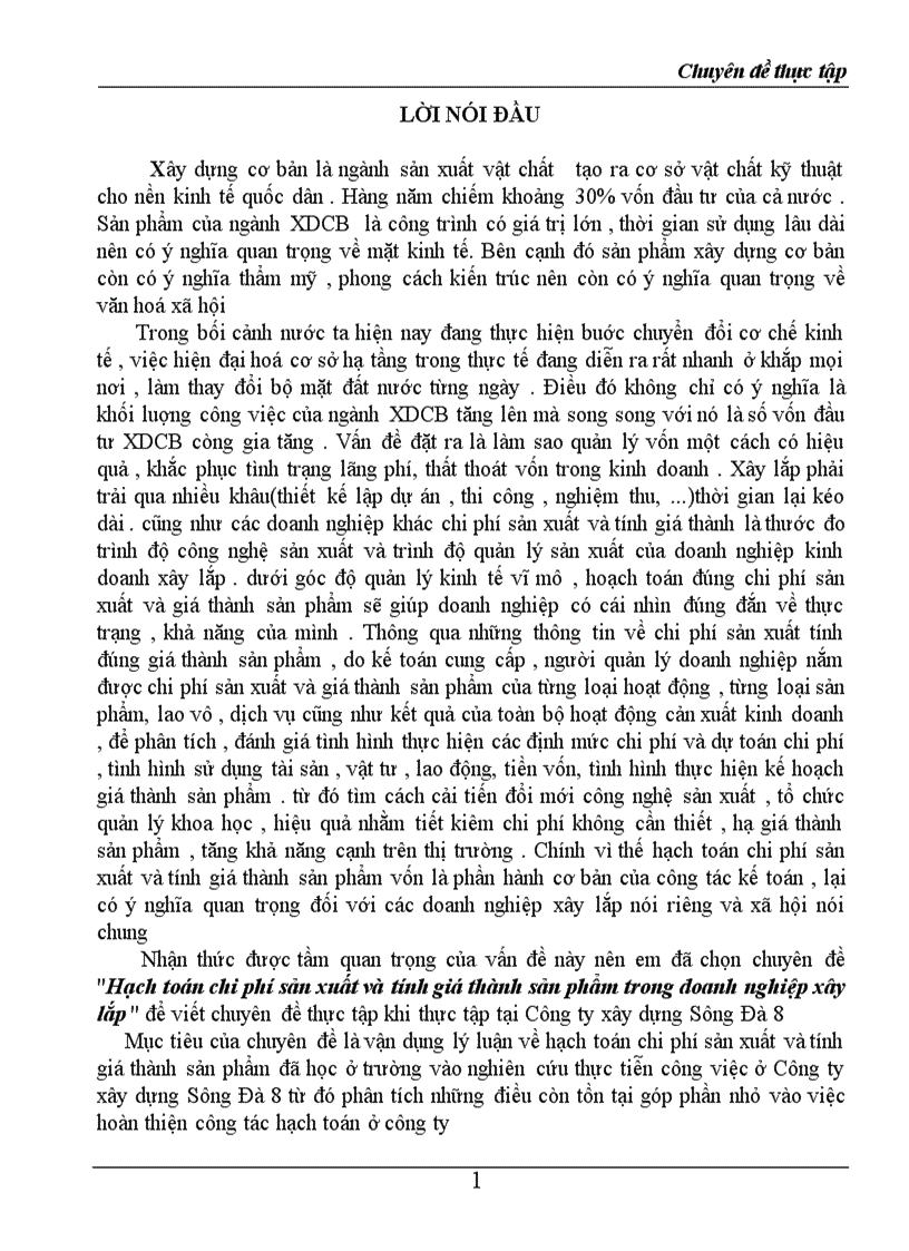 image for page Tập hợp chi phí sản xuất và tính giá thành sản phẩm trong doanh nghiệp xây lắp 1