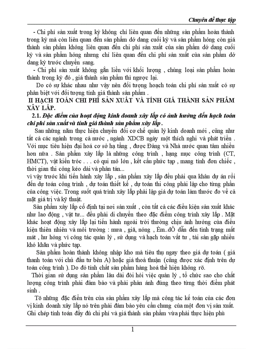 image for page Tập hợp chi phí sản xuất và tính giá thành sản phẩm trong doanh nghiệp xây lắp 1