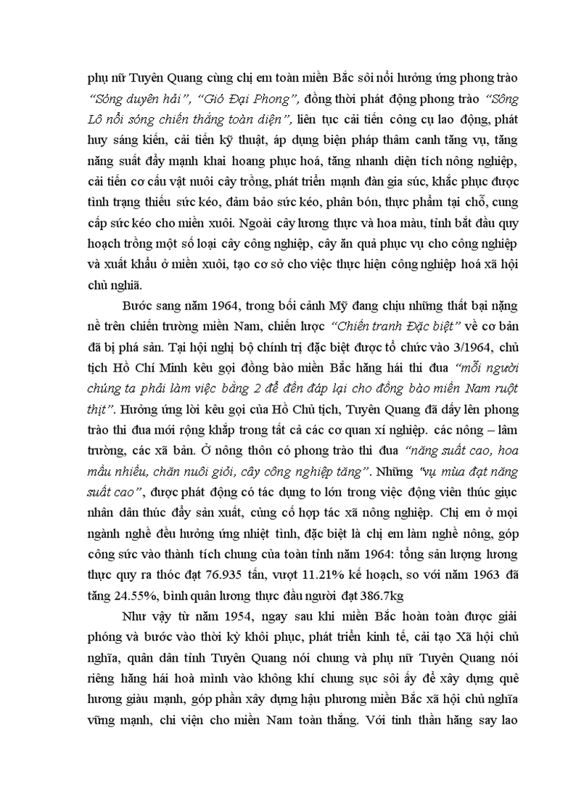 image for page lịch sử phong trào phụ nữ tỉnh Tuyên Quang