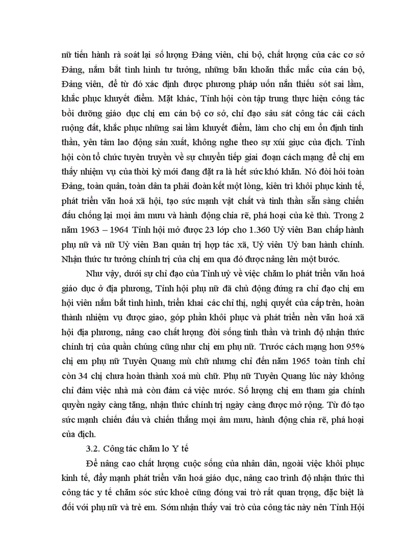 image for page lịch sử phong trào phụ nữ tỉnh Tuyên Quang