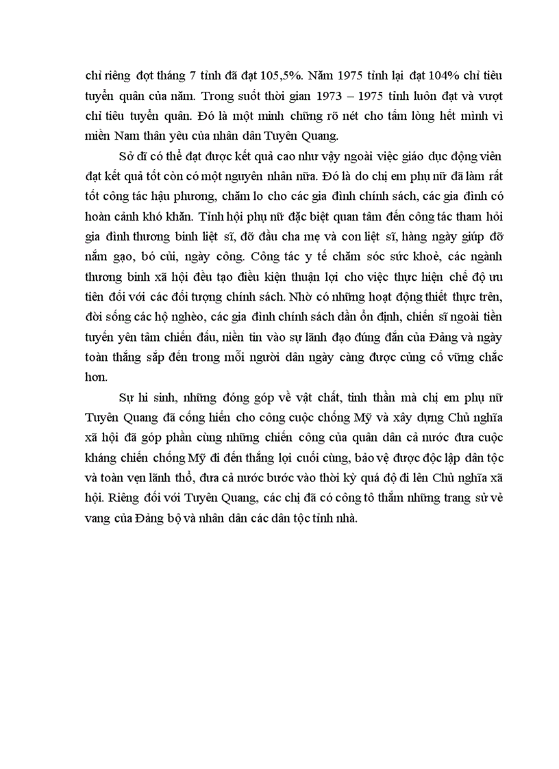 image for page lịch sử phong trào phụ nữ tỉnh Tuyên Quang