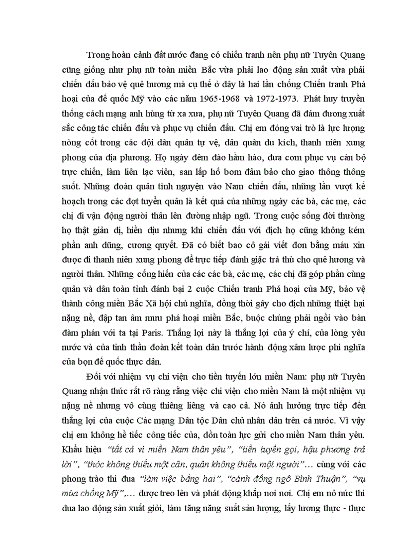 image for page lịch sử phong trào phụ nữ tỉnh Tuyên Quang