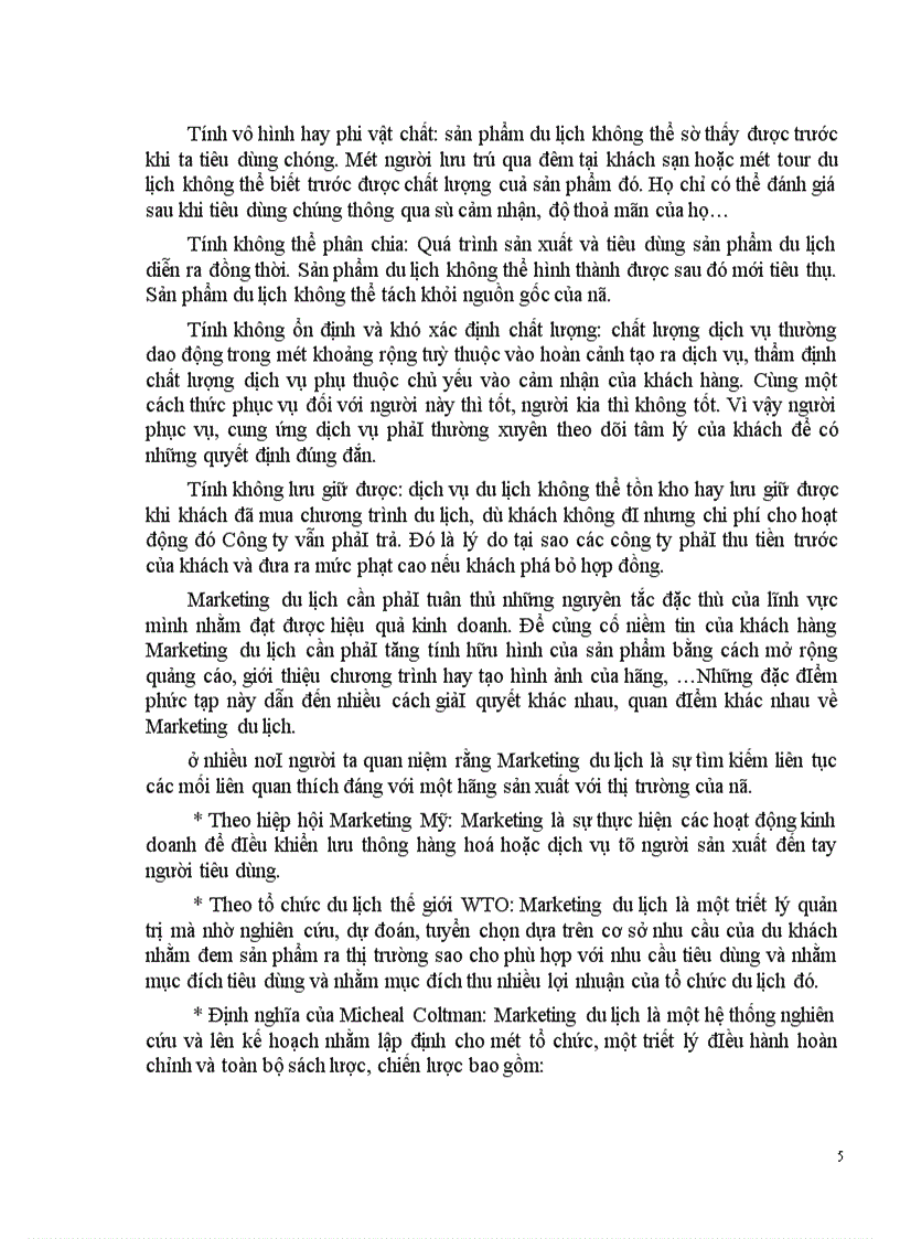 image for page Vận dụng các chính sách Marketing mix tại Trung tâm Du lịch Hà Nội