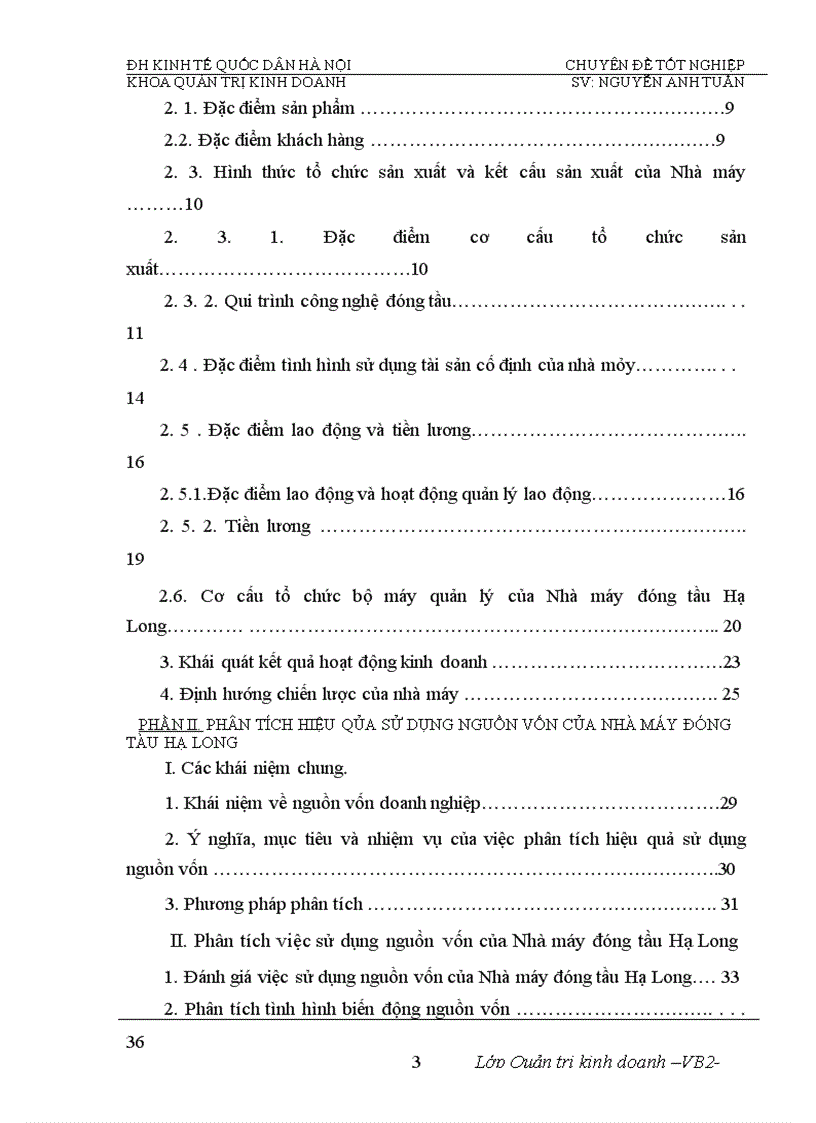 image for page Phân tích tính hiệu quả việc sử dụng vốn của Nhà máy đóng tầu Hạ Long