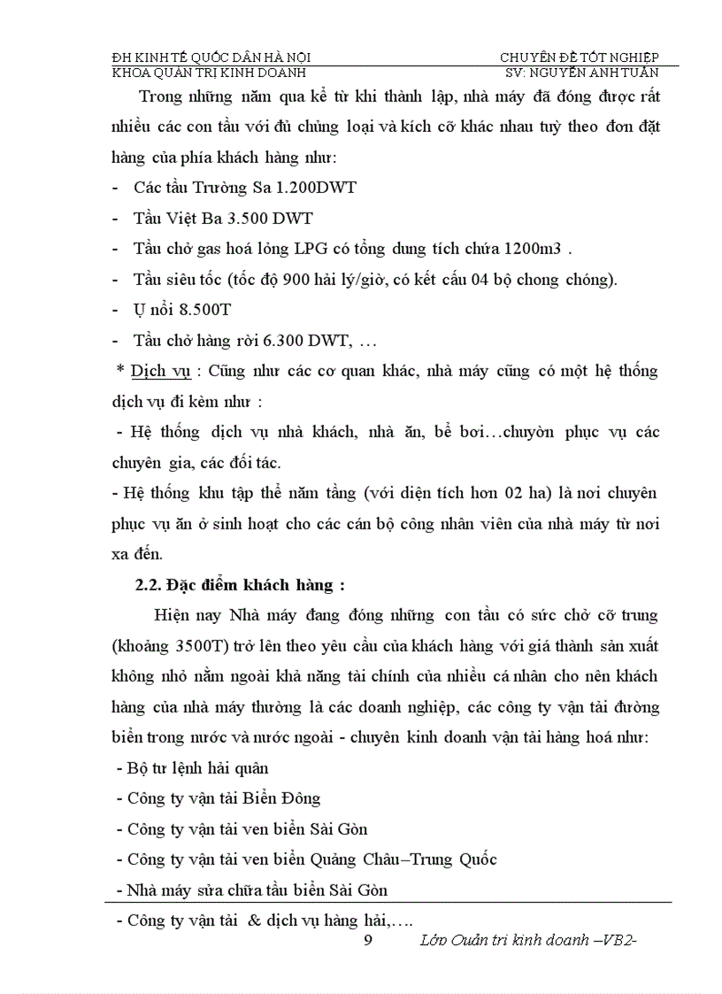 image for page Phân tích tính hiệu quả việc sử dụng vốn của Nhà máy đóng tầu Hạ Long