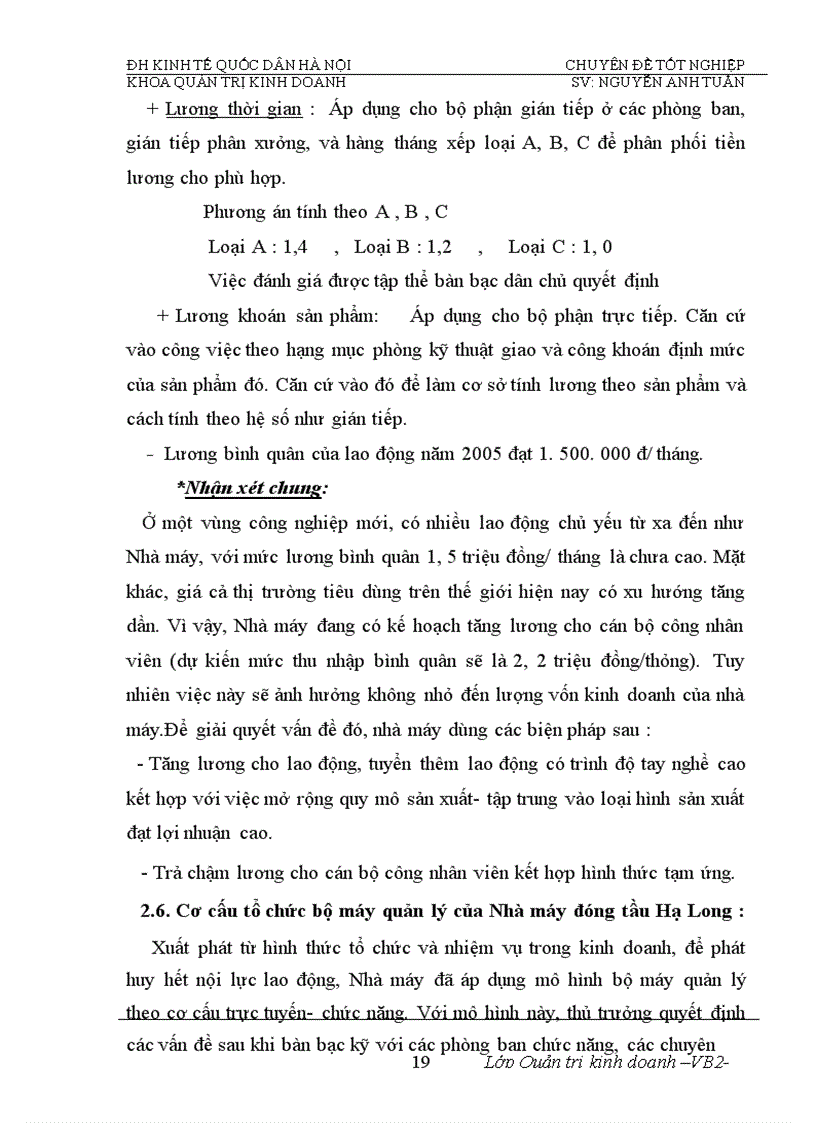 image for page Phân tích tính hiệu quả việc sử dụng vốn của Nhà máy đóng tầu Hạ Long