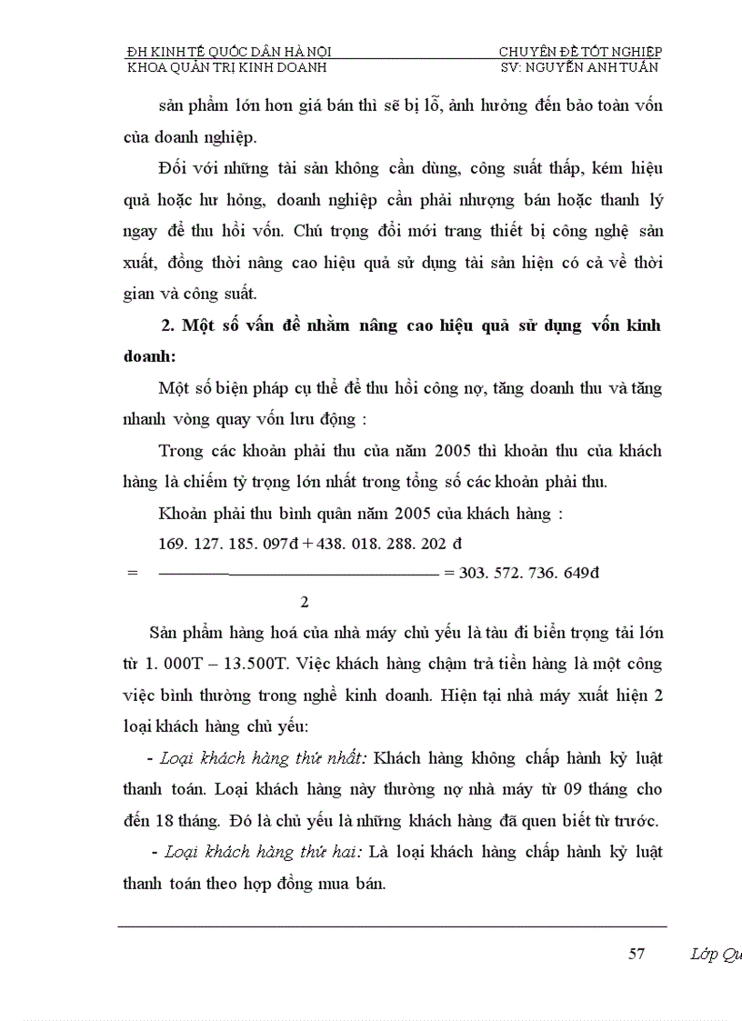 image for page Phân tích tính hiệu quả việc sử dụng vốn của Nhà máy đóng tầu Hạ Long