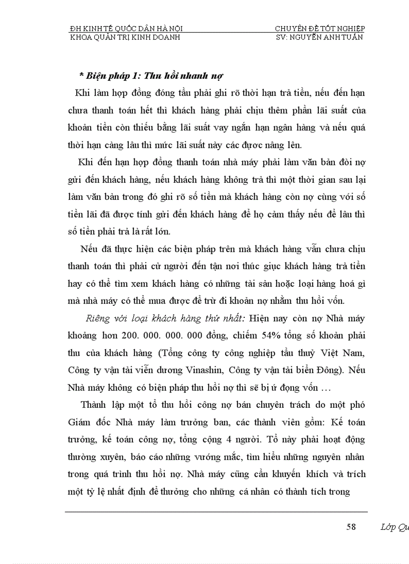 image for page Phân tích tính hiệu quả việc sử dụng vốn của Nhà máy đóng tầu Hạ Long